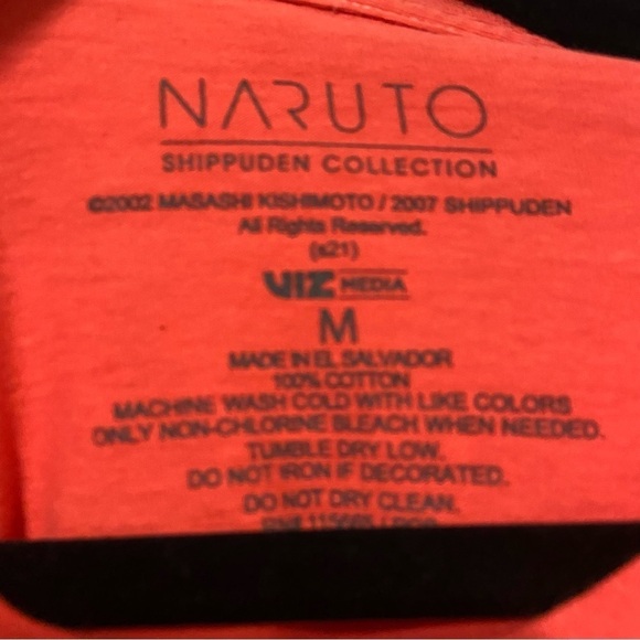 Naruto Akatsuki Long Sleeve T-Shirt Size Medium - Picture 3 of 7